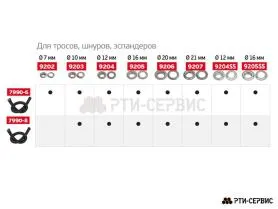Люверс для тента круглый 7 Zn цинк 50 шт.