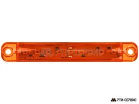 Фонарь габаритный 9-ти диодный LED (жёлтый) 12-24V, L-100 мм