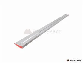 Правило строительное трапецевидное + заглушки (красные) L-1.5 м