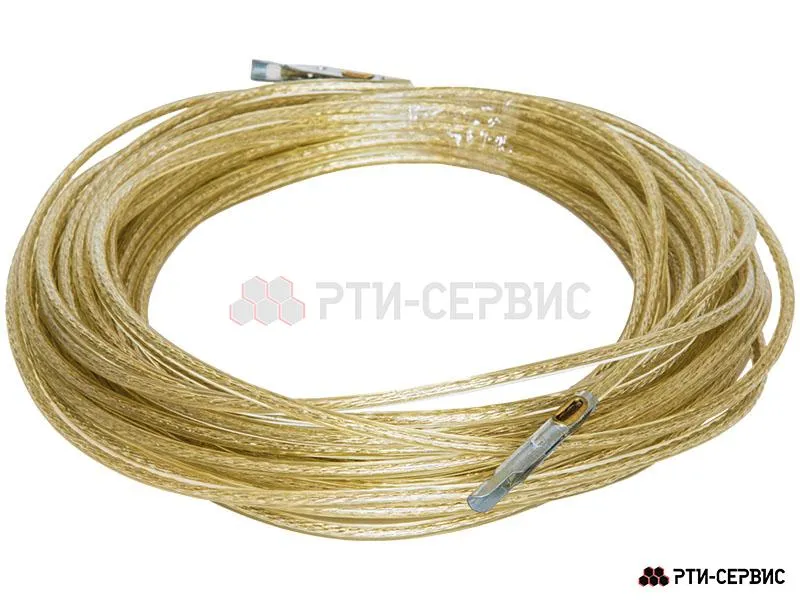 Трос TIR стальной пломбировочный в оплётке ПВХ с наконечниками, 38 м