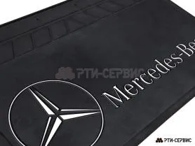 Брызговик 580х360 мм Mercedes Benz (лого) - фото 1